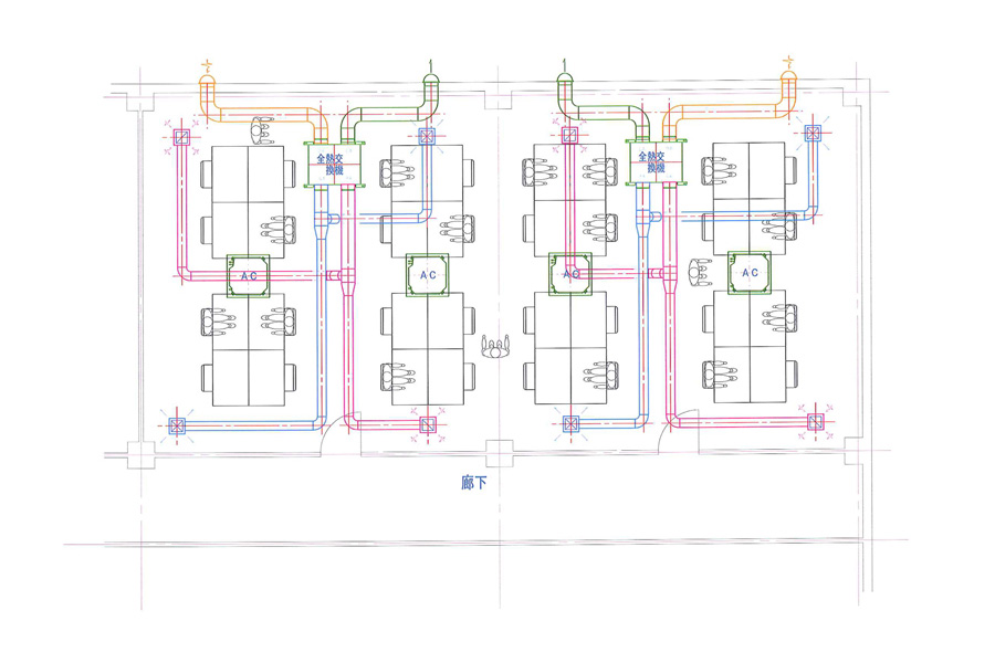 部屋ごとに空調設備を設置した場合